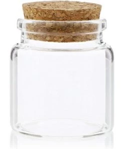 Bright Creations 12 Pack Glass Jars Storage Cork Bottles with Lid Holds 50ml for Party Favors, 1.3 x 2.1 Inches, Clear -Kitchen Storage shop unnamed file 1501