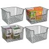 mDesign Metal Kitchen Food Storage Basket, Open Front -Kitchen Storage shop unnamed file 1508