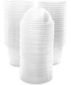 Juvale 50 Pack Clear Plastic To Go Ice Cream Cups with Lids 8 oz -Kitchen Storage shop unnamed file 1521