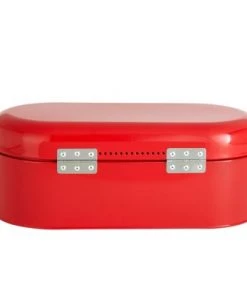 Juvale Large Red Metal Bread Box for Kitchen Countertop, Retro Bread Bin, 17.3 x 8.3 x 6.5 Inches 11 Juvale Large Red Metal Bread Box for Kitchen Countertop, Retro Bread Bin, 17.3 x 8.3 x 6.5 Inches -Kitchen Storage shop unnamed file 1558