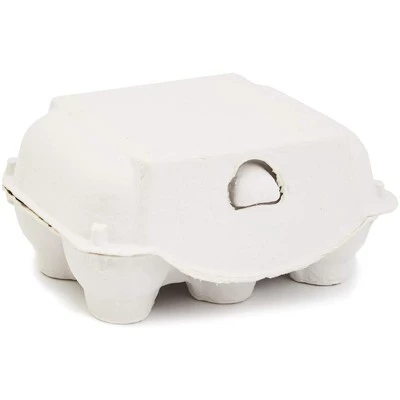 20-Pack Juvale Cardboard Paper Empty Chicken Egg Carton Tray Holder, 6-Count / Half Dozen, White 3 20-Pack Juvale Cardboard Paper Empty Chicken Egg Carton Tray Holder, 6-Count / Half Dozen, White