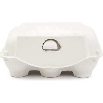 20-Pack Juvale Cardboard Paper Empty Chicken Egg Carton Tray Holder, 6-Count / Half Dozen, White 6 20-Pack Juvale Cardboard Paper Empty Chicken Egg Carton Tray Holder, 6-Count / Half Dozen, White - Image 4