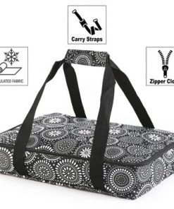 The Lakeside Collection Lakeside Insulated Casserole Carrier with Handle 15 The Lakeside Collection Lakeside Insulated Casserole Carrier with Handle -Kitchen Storage shop unnamed file 1569