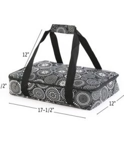 The Lakeside Collection Lakeside Insulated Casserole Carrier with Handle 16 The Lakeside Collection Lakeside Insulated Casserole Carrier with Handle -Kitchen Storage shop unnamed file 1570