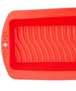 Juvale 4 Pack Nonstick Silicone Baking Mold for Desserts, Bakeware Set with Loaf, Cake & Pie Pans, Red -Kitchen Storage shop unnamed file 1593