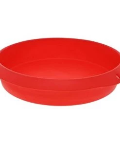 Juvale 4 Pack Nonstick Silicone Baking Mold for Desserts, Bakeware Set with Loaf, Cake & Pie Pans, Red -Kitchen Storage shop unnamed file 1594