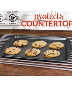 Zulay Kitchen Multipurpose Roll Up Dish Drying Rack & Trivet - Heavy Duty, Silicone-Coated Stainless Steel Roll Up Rack, Rolls Out Over Any Sink or Counter - Versatile Roll Up Sink Drying Rack -Kitchen Storage shop unnamed file 162