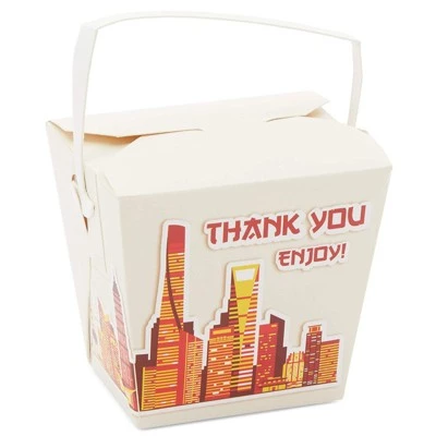 Stockroom Plus 50 Pack Chinese-style Paper Take Out Boxes, To Go Food Containers (16 oz) 5 Stockroom Plus 50 Pack Chinese-style Paper Take Out Boxes, To Go Food Containers (16 oz) - Image 3