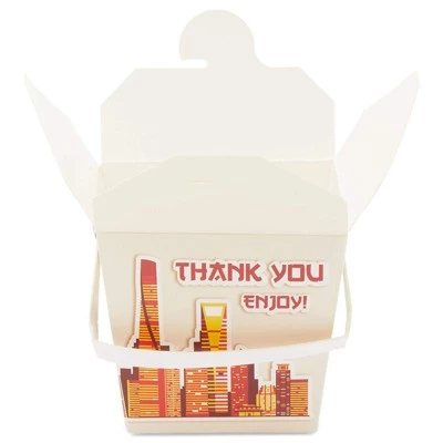 Stockroom Plus 50 Pack Chinese-style Paper Take Out Boxes, To Go Food Containers (16 oz) 7 Stockroom Plus 50 Pack Chinese-style Paper Take Out Boxes, To Go Food Containers (16 oz) - Image 5