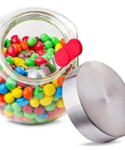 Juvale Glass Penny Jar & Container with Magnetic Stainless Steel Lid & Scoop for Candy, Dry Goods & Food Storage, 58 Oz 6 Juvale Glass Penny Jar & Container with Magnetic Stainless Steel Lid & Scoop for Candy, Dry Goods & Food Storage, 58 Oz -Kitchen Storage shop unnamed file 1631
