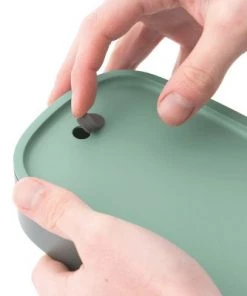 BergHOFF Leo Lunch Set, Water Bottle Flatware and Bento Box, Green -Kitchen Storage shop unnamed file 1646