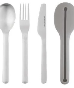 BergHOFF Leo Lunch Set, Water Bottle Flatware and Bento Box, Green -Kitchen Storage shop unnamed file 1648