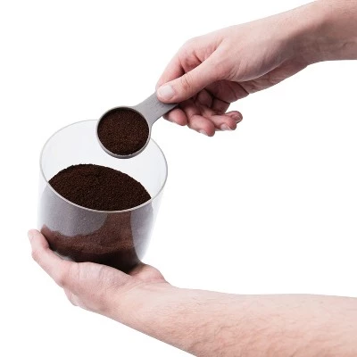 BergHOFF Leo Glass Food Container 5" with Grey Spoon 4 BergHOFF Leo Glass Food Container 5" with Grey Spoon - Image 2