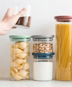 BergHOFF Leo Glass Food Container 5" with Grey Spoon 20 BergHOFF Leo Glass Food Container 5" with Grey Spoon -Kitchen Storage shop unnamed file 1658