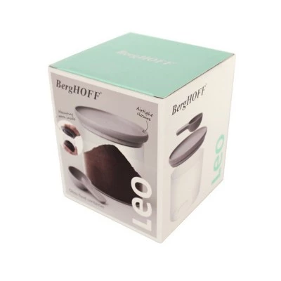 BergHOFF Leo Glass Food Container 5" with Grey Spoon 8 BergHOFF Leo Glass Food Container 5" with Grey Spoon - Image 6