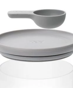 BergHOFF Leo Glass Food Container 5" with Grey Spoon 28 BergHOFF Leo Glass Food Container 5" with Grey Spoon -Kitchen Storage shop unnamed file 1666