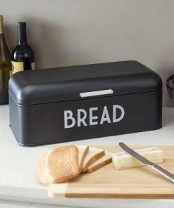 Home Basics Metal Bread Box