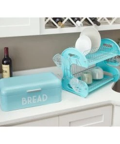 Home Basics Metal Bread Box -Kitchen Storage shop unnamed file 1688