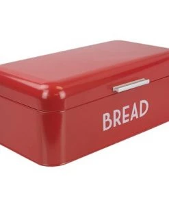Home Basics Metal Bread Box with Lid