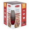 Rubbermaid Set of 12 Easy Find Vented Lids Food Storage Containers 2 Rubbermaid Set of 12 Easy Find Vented Lids Food Storage Containers -Kitchen Storage shop unnamed file 1697