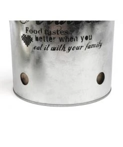 Mind Reader 3 Piece Garlic, Onion, Potatoes Metal Canister Set, Silver -Kitchen Storage shop unnamed file 1704