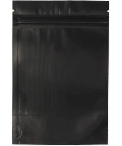 Juvale 100-Pack Resealable Smell Proof Foil Pouch Bag, 4"x 6" Reusable Flat Reclosable Storage Bags, Clear & Black -Kitchen Storage shop unnamed file 1713