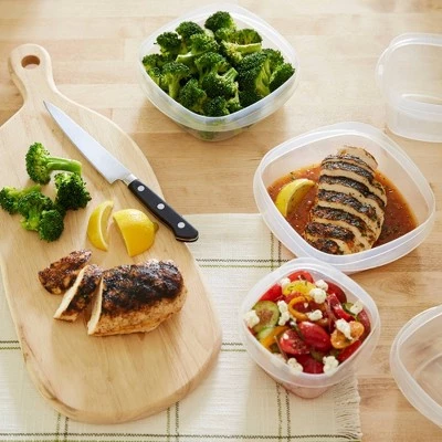 Rubbermaid Set of 14 Easy Find Lids Food Storage Containers 3 Rubbermaid Set of 14 Easy Find Lids Food Storage Containers