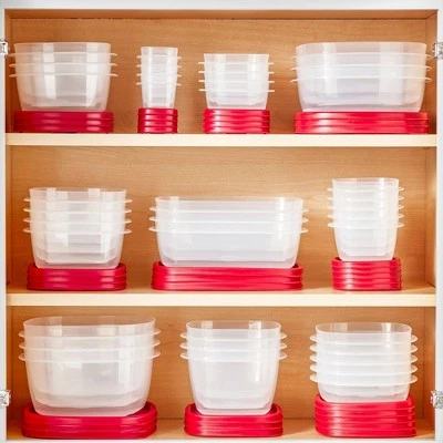 Rubbermaid Set of 14 Easy Find Lids Food Storage Containers 4 Rubbermaid Set of 14 Easy Find Lids Food Storage Containers - Image 2