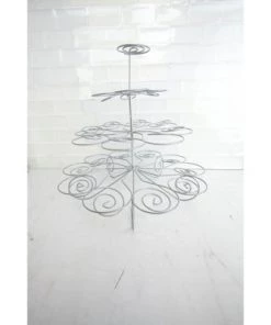 Home Basics 3 Tier Steel 23 Cupcake Holder, Silver 11 Home Basics 3 Tier Steel 23 Cupcake Holder, Silver -Kitchen Storage shop unnamed file 1757