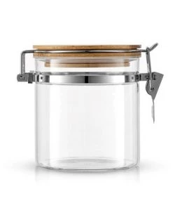 JoyJolt Kitchen Storage Jars with Airtight Bamboo Clamp Lids - 19 oz - Set of 2 -Kitchen Storage shop unnamed file 1765