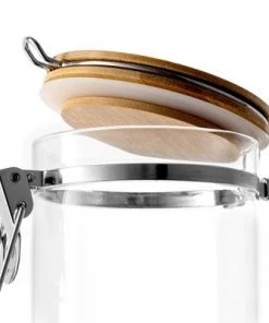 JoyJolt Kitchen Storage Jars with Airtight Bamboo Clamp Lids - 12 oz - Set of 2 8 JoyJolt Kitchen Storage Jars with Airtight Bamboo Clamp Lids - 12 oz - Set of 2 -Kitchen Storage shop unnamed file 1769