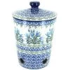 Blue Rose Pottery Blue Rose Polish Pottery Tulip Bouquet Garlic Keeper 2 Blue Rose Pottery Blue Rose Polish Pottery Tulip Bouquet Garlic Keeper -Kitchen Storage shop unnamed file 1775