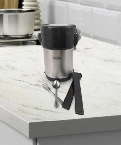 Brentwood 2.0L Stainless Steel Vacume Flask With Food Compartment in Silver