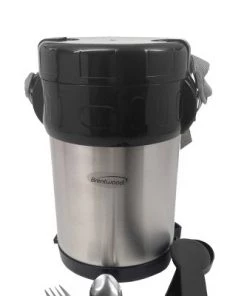 Brentwood 2.0L Stainless Steel Vacume Flask With Food Compartment in Silver -Kitchen Storage shop unnamed file 1784