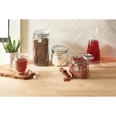 Ball 3pk Glass Latch Storage Jars 5 Ball 3pk Glass Latch Storage Jars - Image 3