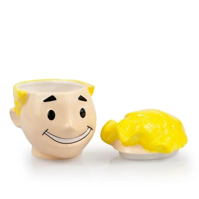 Just Funky Fallout Collectibles Smiling Vault Boy Cookie Jar | Fallout 3D Ceramic Jar 4 Just Funky Fallout Collectibles Smiling Vault Boy Cookie Jar | Fallout 3D Ceramic Jar - Image 2