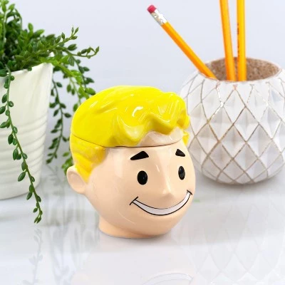 Just Funky Fallout Collectibles Smiling Vault Boy Cookie Jar | Fallout 3D Ceramic Jar 6 Just Funky Fallout Collectibles Smiling Vault Boy Cookie Jar | Fallout 3D Ceramic Jar - Image 4