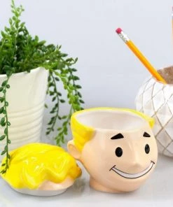 Just Funky Fallout Collectibles Smiling Vault Boy Cookie Jar | Fallout 3D Ceramic Jar 11 Just Funky Fallout Collectibles Smiling Vault Boy Cookie Jar | Fallout 3D Ceramic Jar -Kitchen Storage shop unnamed file 1803