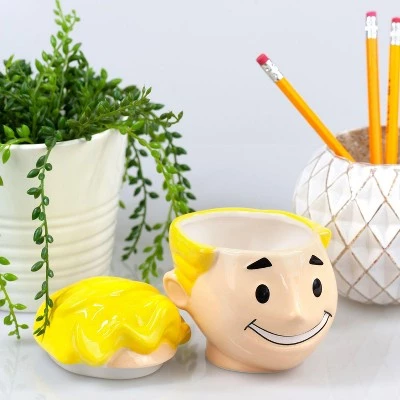 Just Funky Fallout Collectibles Smiling Vault Boy Cookie Jar | Fallout 3D Ceramic Jar 7 Just Funky Fallout Collectibles Smiling Vault Boy Cookie Jar | Fallout 3D Ceramic Jar - Image 5