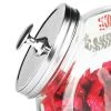 Home Basics Large 91 oz. Round Glass Candy Storage Jar with Stainless Steel Top, Clear -Kitchen Storage shop unnamed file 1810