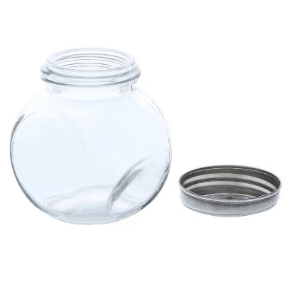 Blue Panda Clear Glass Jar - 15-Pack Mini Slanted Candy Jars with Screw on Lids for Wedding Decoration, DIY, Home, Party Favors, 3.4-Ounce 5 Blue Panda Clear Glass Jar - 15-Pack Mini Slanted Candy Jars with Screw on Lids for Wedding Decoration, DIY, Home, Party Favors, 3.4-Ounce - Image 3