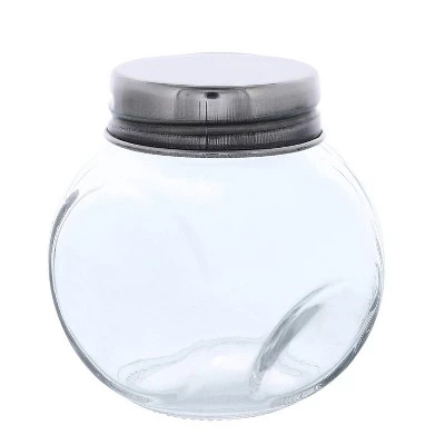 Blue Panda Clear Glass Jar - 15-Pack Mini Slanted Candy Jars with Screw on Lids for Wedding Decoration, DIY, Home, Party Favors, 3.4-Ounce 6 Blue Panda Clear Glass Jar - 15-Pack Mini Slanted Candy Jars with Screw on Lids for Wedding Decoration, DIY, Home, Party Favors, 3.4-Ounce - Image 4