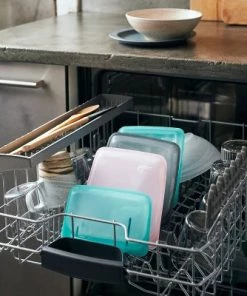 stasher 1/2gal Plus Sandwich Bundle Lavender/Clear -Kitchen Storage shop unnamed file 1834