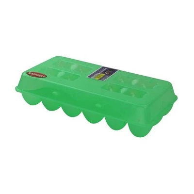 Tuff Stuff Products Inc Tuff Stuff TS-ETS18 Reusable Carrier Washable Storage Container Empty Plastic Chicken Egg Carton Tray with Lid, 18 Eggs, Green 3 Tuff Stuff Products Inc Tuff Stuff TS-ETS18 Reusable Carrier Washable Storage Container Empty Plastic Chicken Egg Carton Tray with Lid, 18 Eggs, Green