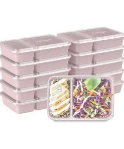 Bentgo Prep 2-Compartment Container - 10pk Burgundy