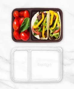 Bentgo Prep 2-Compartment Container - 10pk Burgundy -Kitchen Storage shop unnamed file 1846