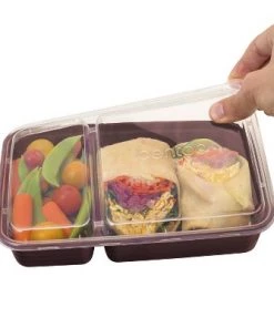 Bentgo Prep 2-Compartment Container - 10pk Burgundy -Kitchen Storage shop unnamed file 1848