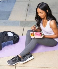 Bentgo Prep 2-Compartment Container - 10pk Burgundy -Kitchen Storage shop unnamed file 1851