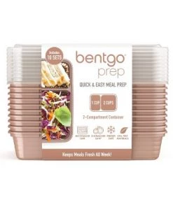 Bentgo Prep 2-Compartment Container - 10pk Burgundy -Kitchen Storage shop unnamed file 1857