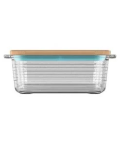 Ello 3.4 Cup Glass with Wood